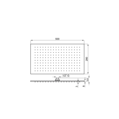 Roseta Cromo Noken 196X196Mm 000