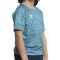 Remera Infantil Umbro Zagz Junior Verde Petroleo - Blanco