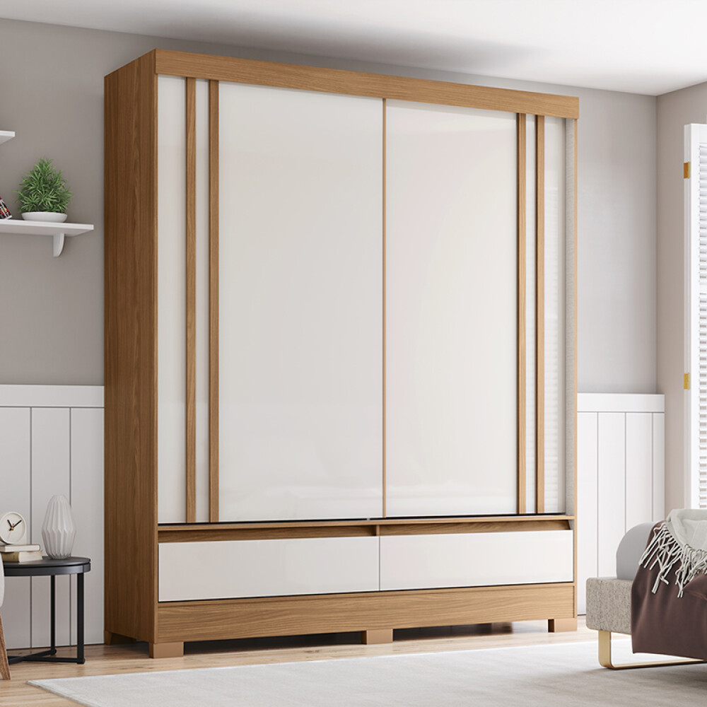 ROPERO 2 PUERTAS CORREDIZAS 2 CAJONES GUARDARROPA ARMARIO PLACARD CLOSET FLEX ROPERO 2 PUERTAS CORREDIZAS 2 CAJONES GUARDARROPA ARMARIO PLACARD CLOSET FLEX
