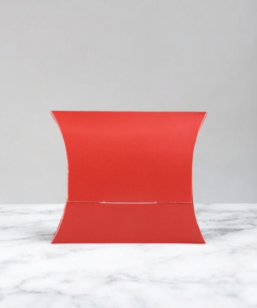 Estuche pillow eco 7x8 cm. ROJO