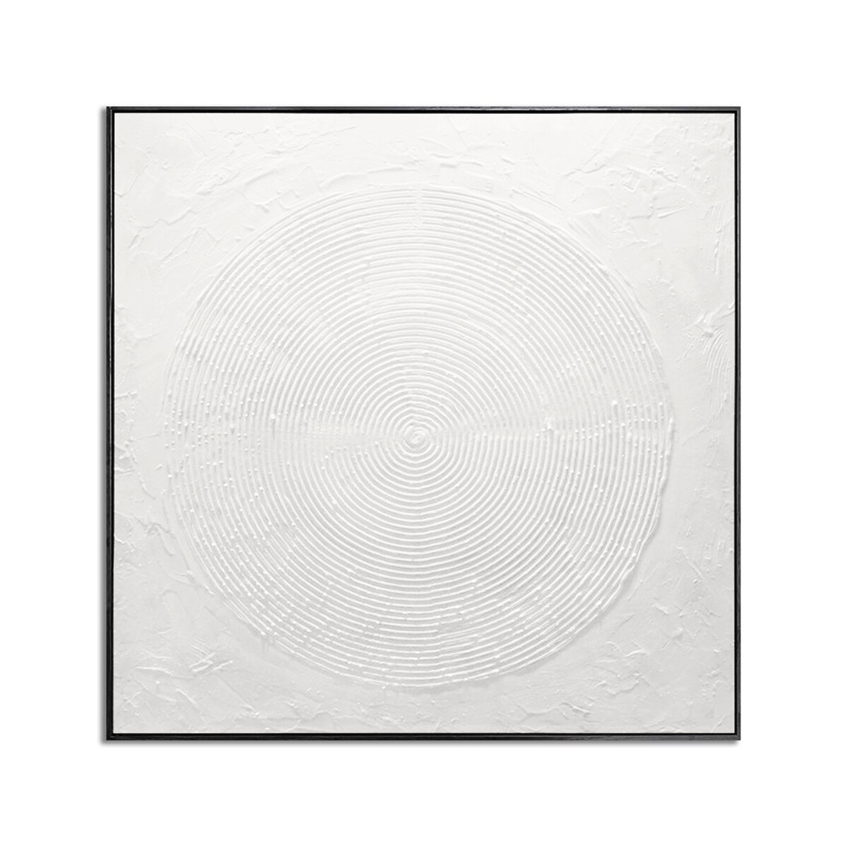 CUADRO CANVAS 80x80cm MARCO PINTURA FORMAS 2 