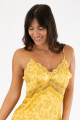 Camisón saten christmas Oro fuerte