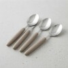 Set 3+1 Cuchara mango plástico gris KUTT Set 3+1 Cuchara mango plástico gris KUTT