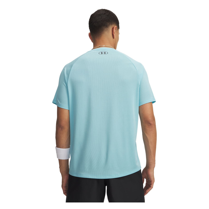 REMERA UA TECH TEXTURED SS Mujer 1382796-425 Azul
