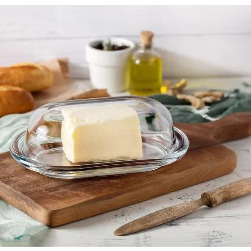 Mantequera/ Quesera de Vidrio Pasabahce Mantequera/ Quesera de Vidrio Pasabahce