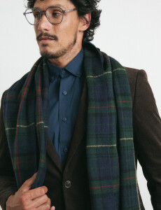700893 BUFANDA HARRINGTON LABEL Verde