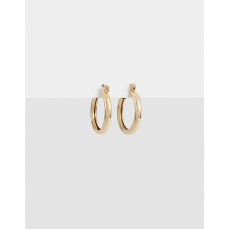 Argollas De Metal Dorado