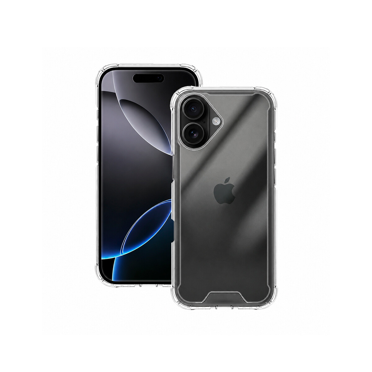 Protector rígido para iPhone 17 transparente 
