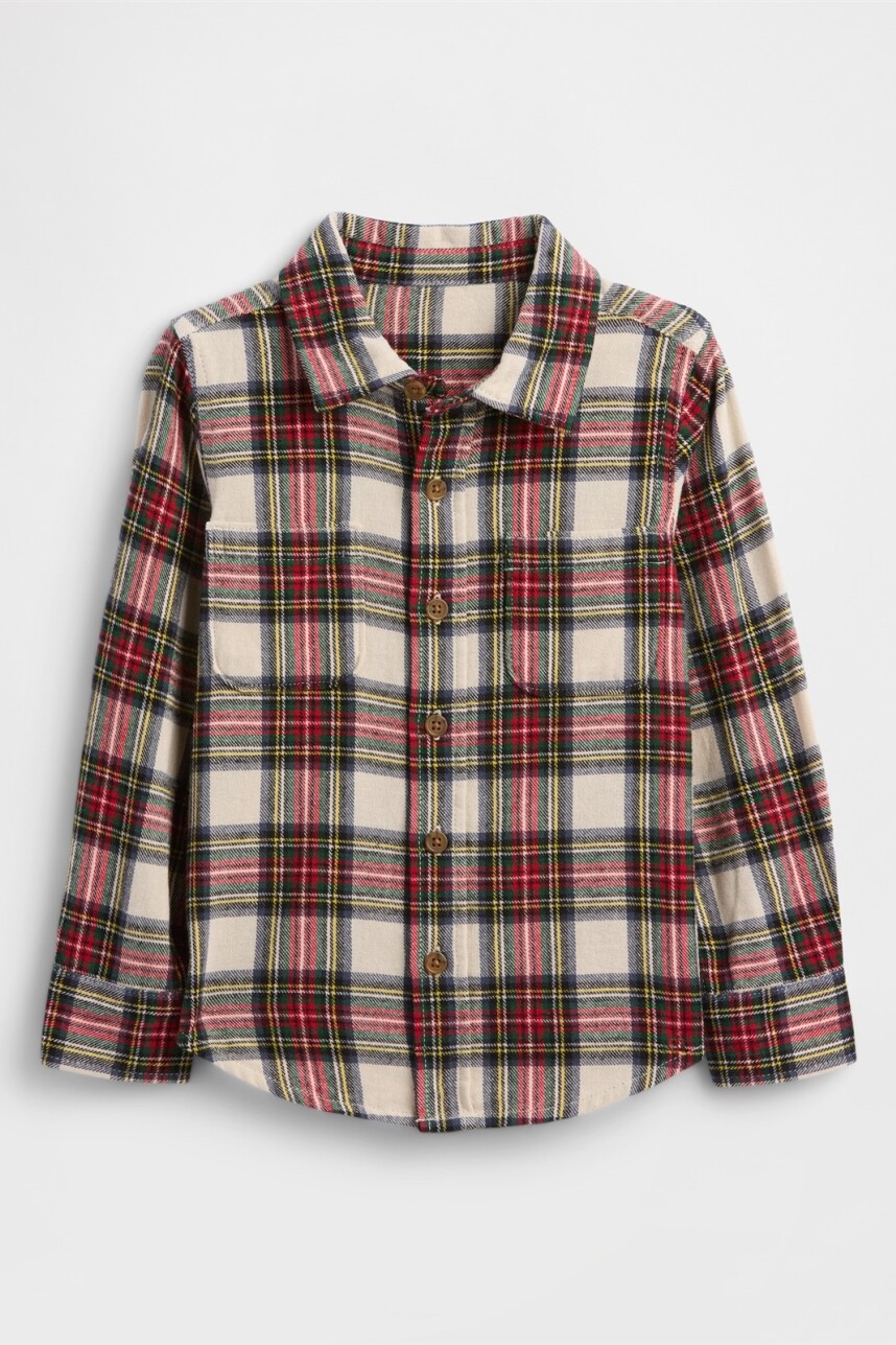 Camisa Flannel Toddler Niño Chino