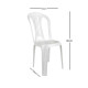 Silla Bistró sin apoya brazos BLANCO