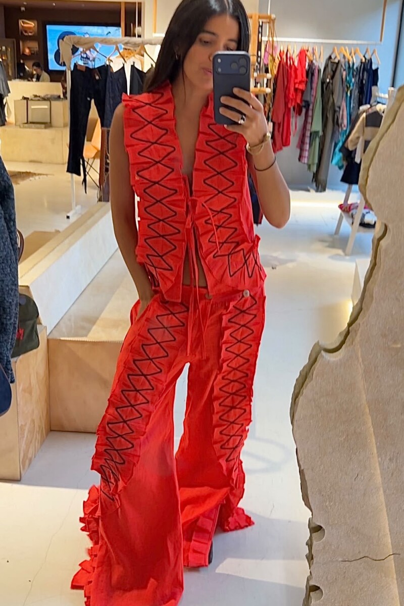 Dancing Queen Pants Rojo