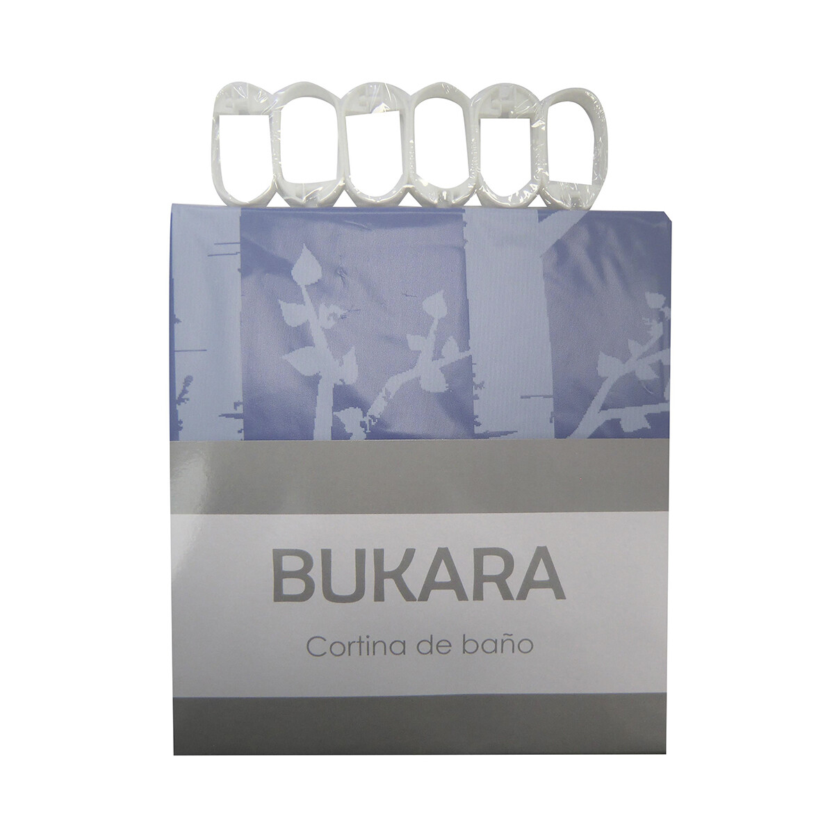 Cortina Baño Bukara con Argollas 180 x 180 cm - 1320-1 