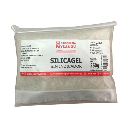 Silicagel sin indicador perlas 250 g