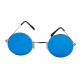 Lentes Lennon de Metal Azul