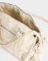 Bowling Boho Cartera Bowling Con Flecos - Blanco Crudo