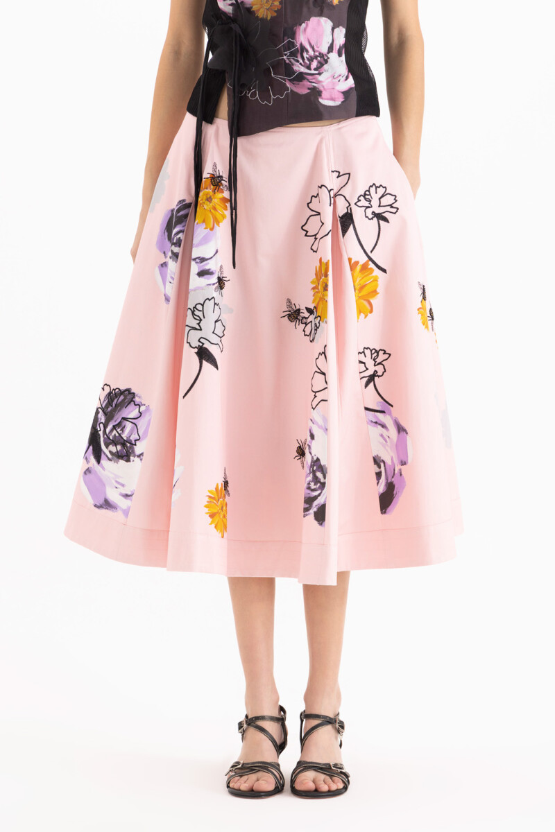 POLLERA SPRING Rosa