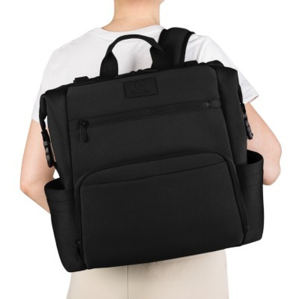 Mochila Maternal Cube Lionelo Negro