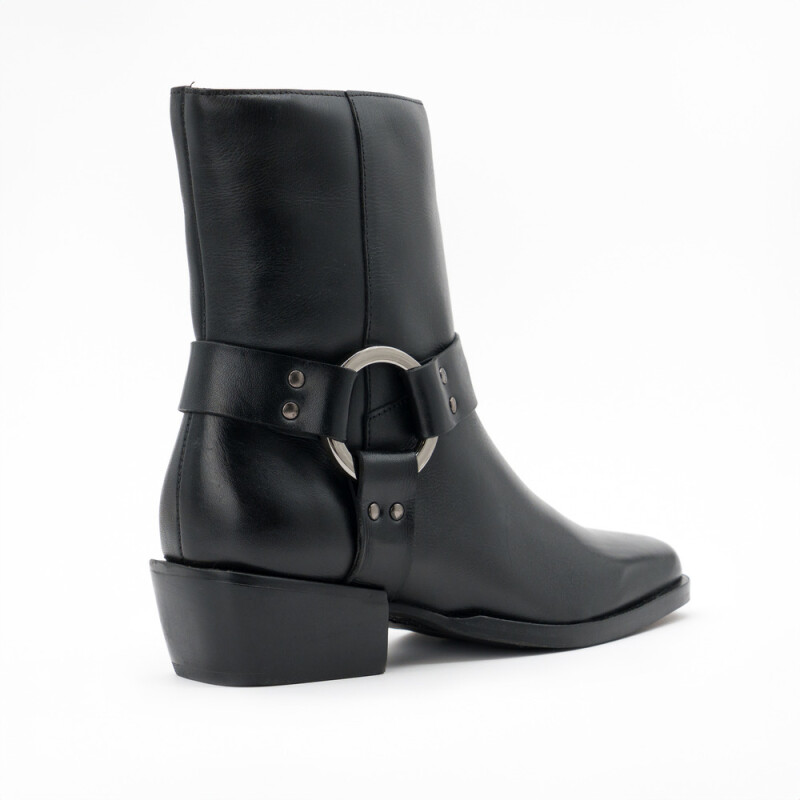 SANDALIA BAJA CONFORT NUTELLA PRETO
