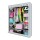 Ropero de 6 Estantes Desmontable de Caño y Tela TNT 150x45x175 Gris