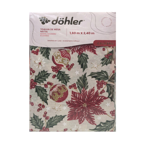 Mantel Rectangular Navideño Dohler Celebra 160 x 240 cm 106