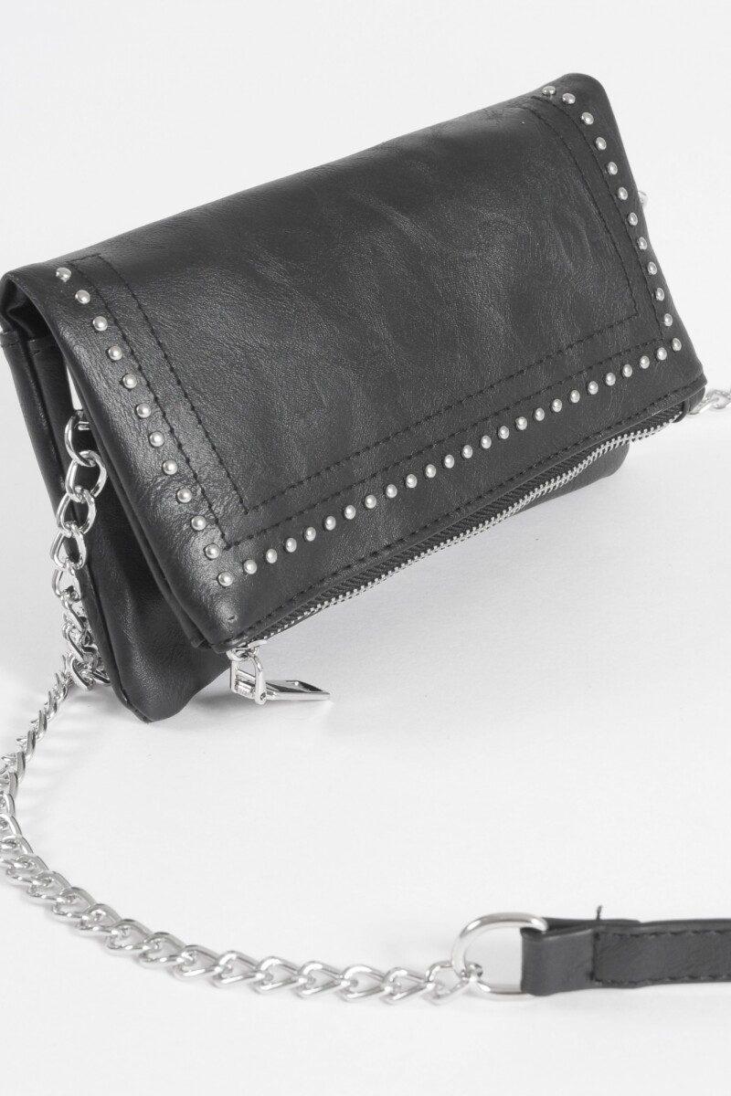 Bandolera party con tachas negro