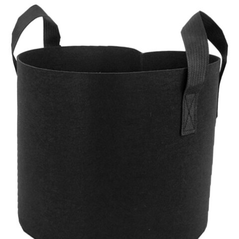 MACETA DE TELA REDONDA NEGRA FABRIC POT 25GAL - 95L