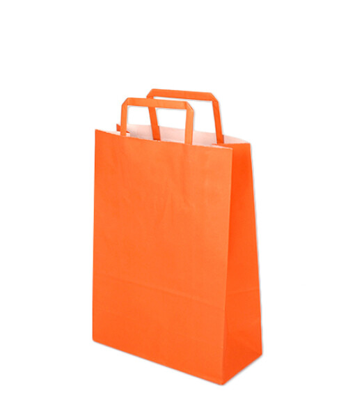 Bolsa lisa acuario 22x10x30 cm NARANJA