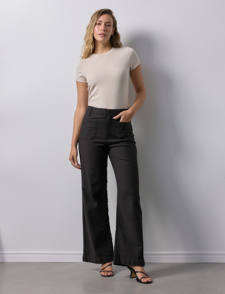 Jean Wide Leg - Negro 