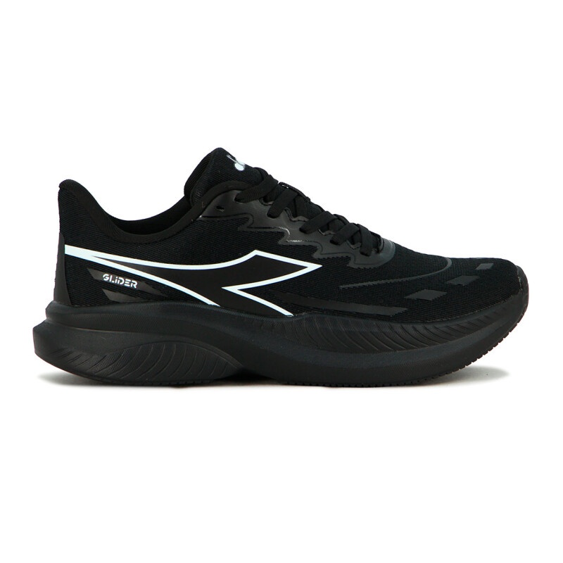 Diadora Running GLIDER M Hombre /Negro-Negro - Fiknit/Phylon Negro-Negro