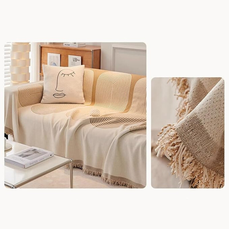 Manta para Sillon y Cama con diseños Semicírculo 300cm
