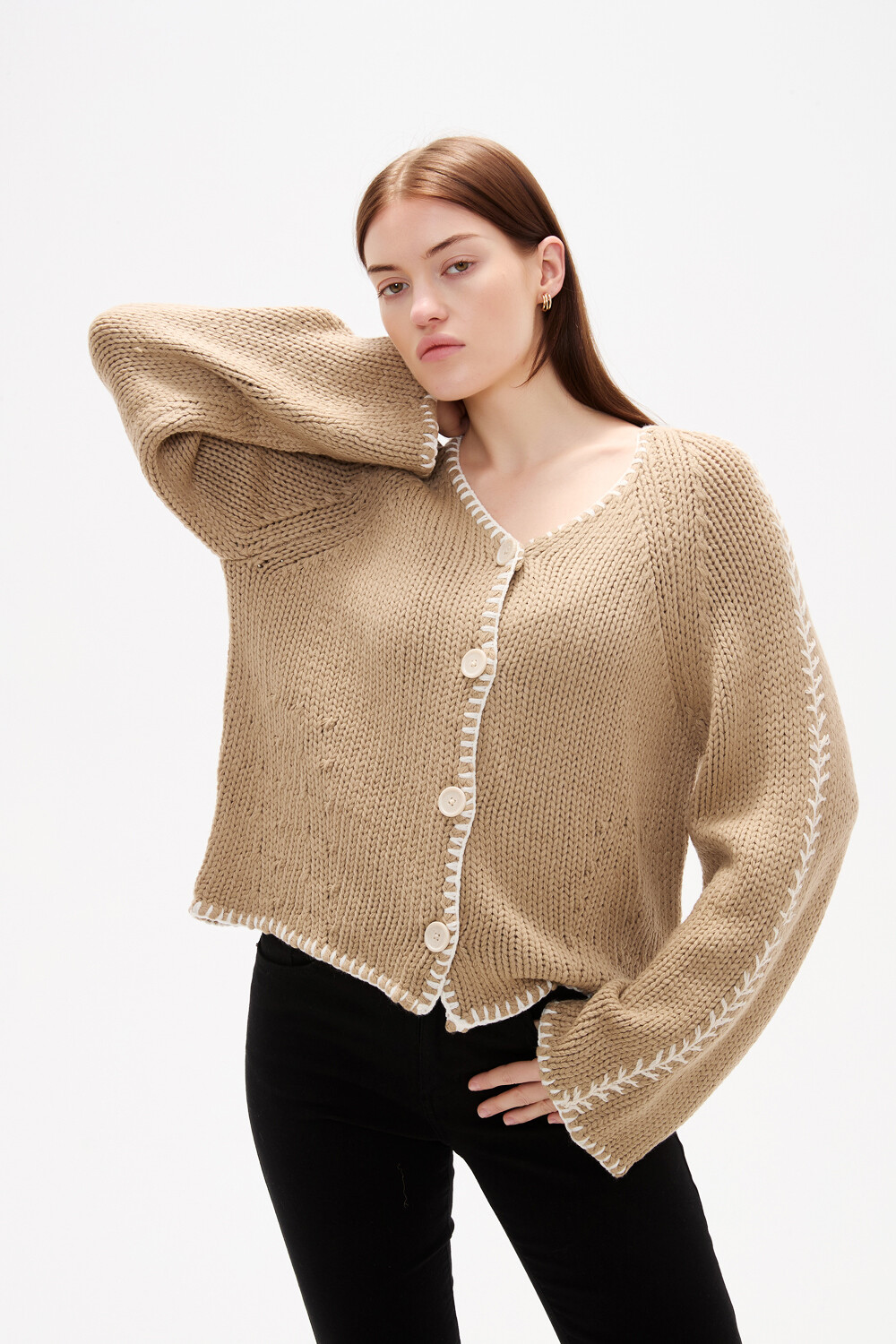Cardigan Garene Beige