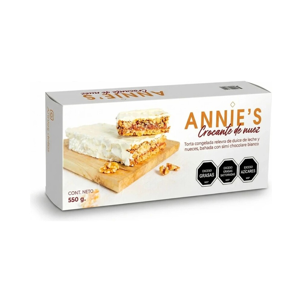 Postre Annie's Crocante de Nuez Chocolate Blanco Postre Annie's Crocante de Nuez Chocolate Blanco