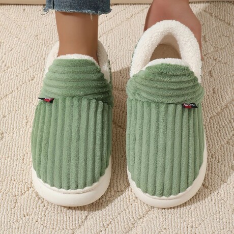 Pantufla de Felpa Super Abrigadas Antideslizante Unisex Azul
