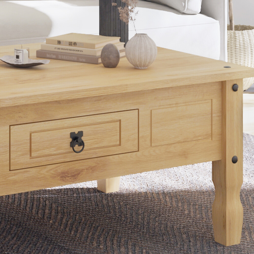 Mesa de Centro - Linea Mexicana - 100x60cm Natural