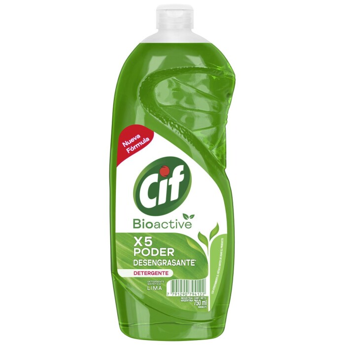 CIF BIOACTIVE LIMA DETERGENTE X 750 ML única