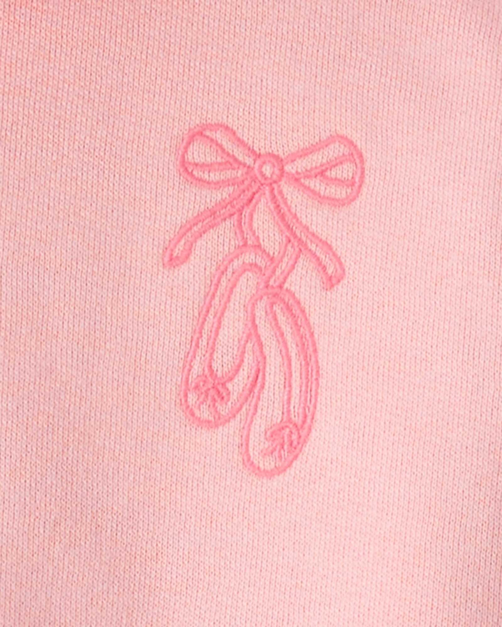 Set dos piezas de algodón, pantalón y canguro, rosado Set dos piezas de algodón, pantalón y canguro, rosado