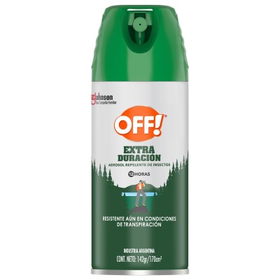 Repelente Off! Aerosol Extra Duración 170 Ml. Repelente Off! Aerosol Extra Duración 170 Ml.