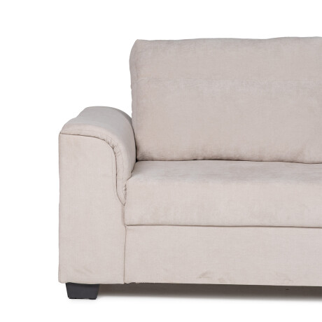 Sofá Aston (Outlet) - Tela Microfibra - 3 cuerpos Berlin 02 (Beige)