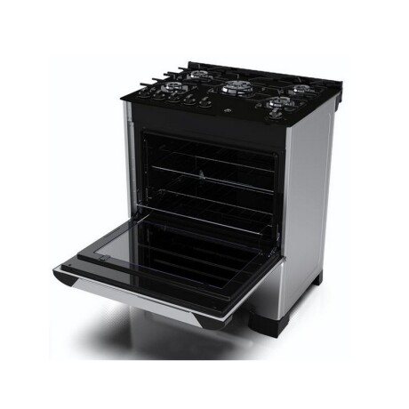 COCINA TEM INOX 5 H MESADA VIDRIO COCINA TEM INOX 5 H MESADA VIDRIO
