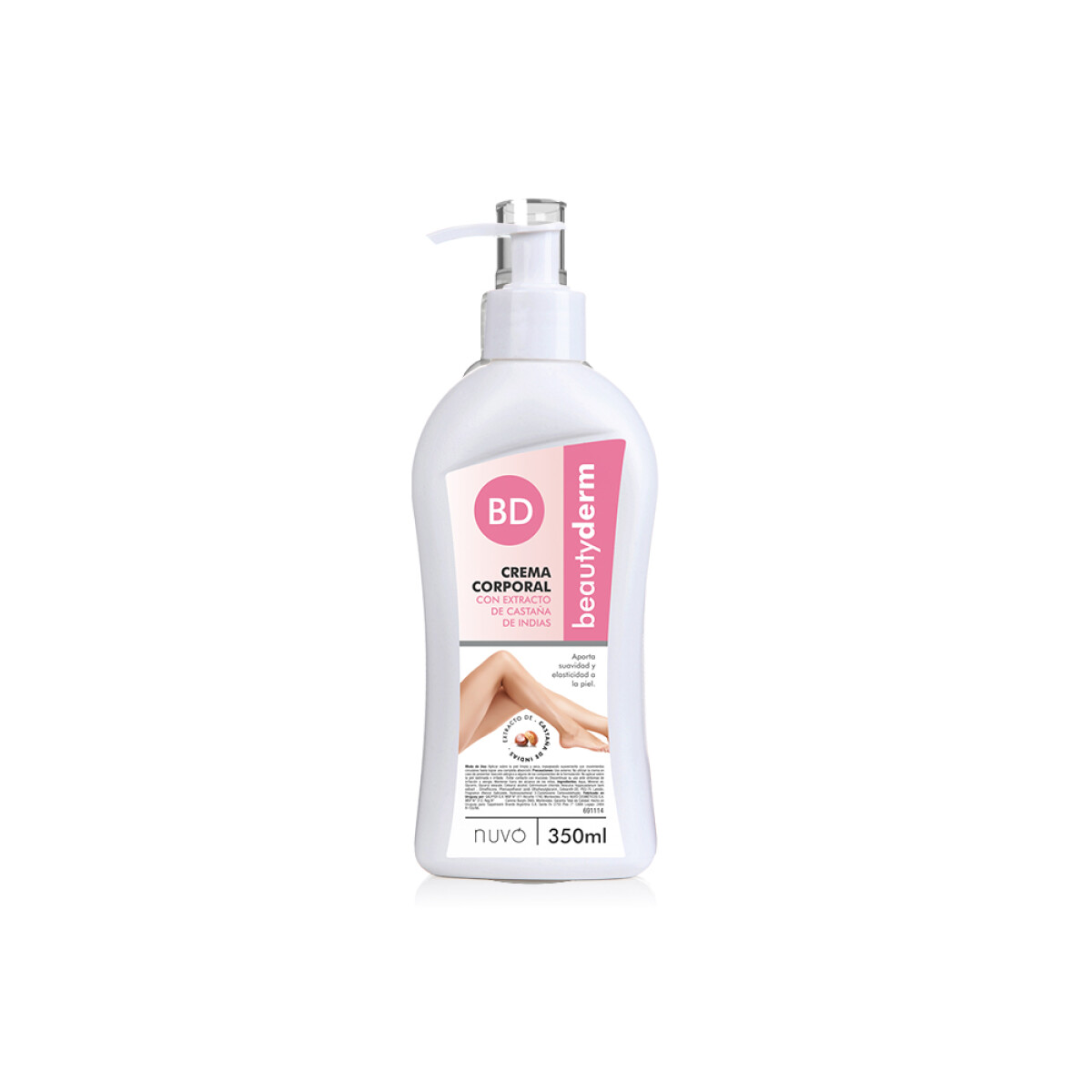 CREMA CORPORAL BEAUTY DERM 350 ML - CASTAÃ‘A DE INDIAS 