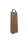 Bolsa lisa acuario 14x08x40 cm, para botella MADERA