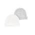 Set gorros x2 Carters Blanco Gris