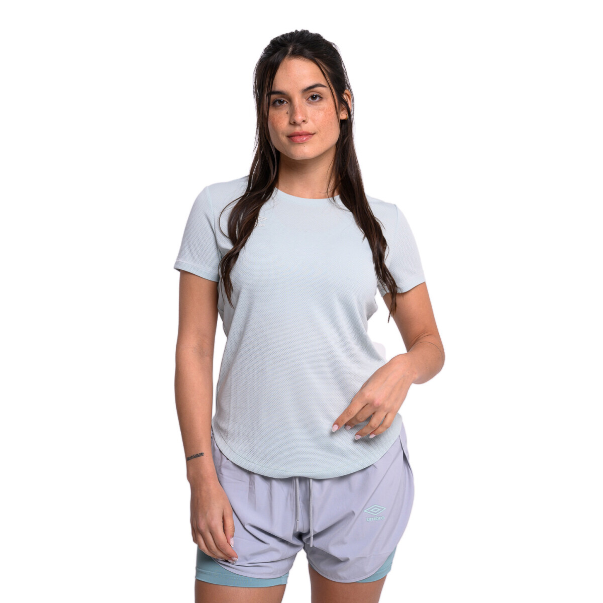 Remera de Mujer Umbro Basic Holes - Verde 