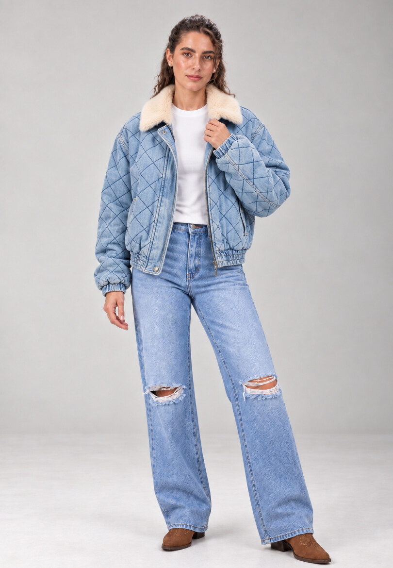Campera New York Azul Claro