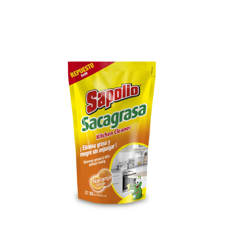 LIMPIADOR SAPOLIO SACAGRASA 500 ML NARANJA DP LIMPIADOR SAPOLIO SACAGRASA 500 ML NARANJA DP