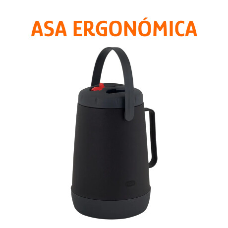 Jarra Térmica Mor Camp 2,5L Frío/Calor PicoVertedor Portatil Negro