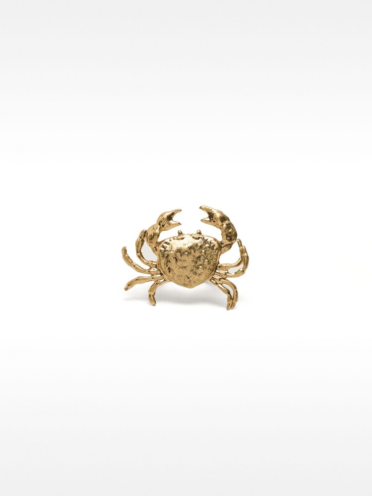 Anillo De Cangrejo dorado