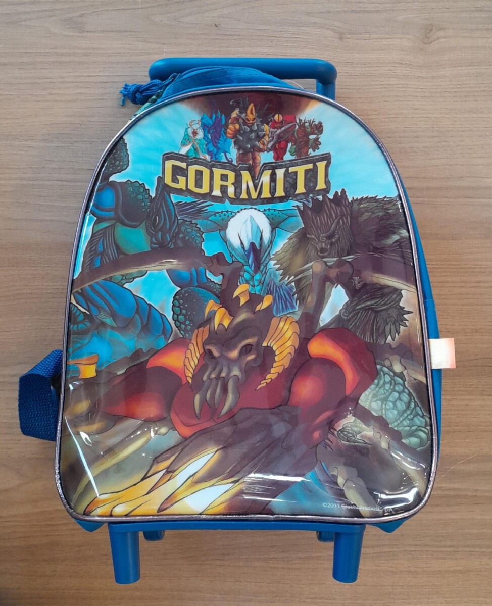Mochila Infantil c/rueditas Gormiti 