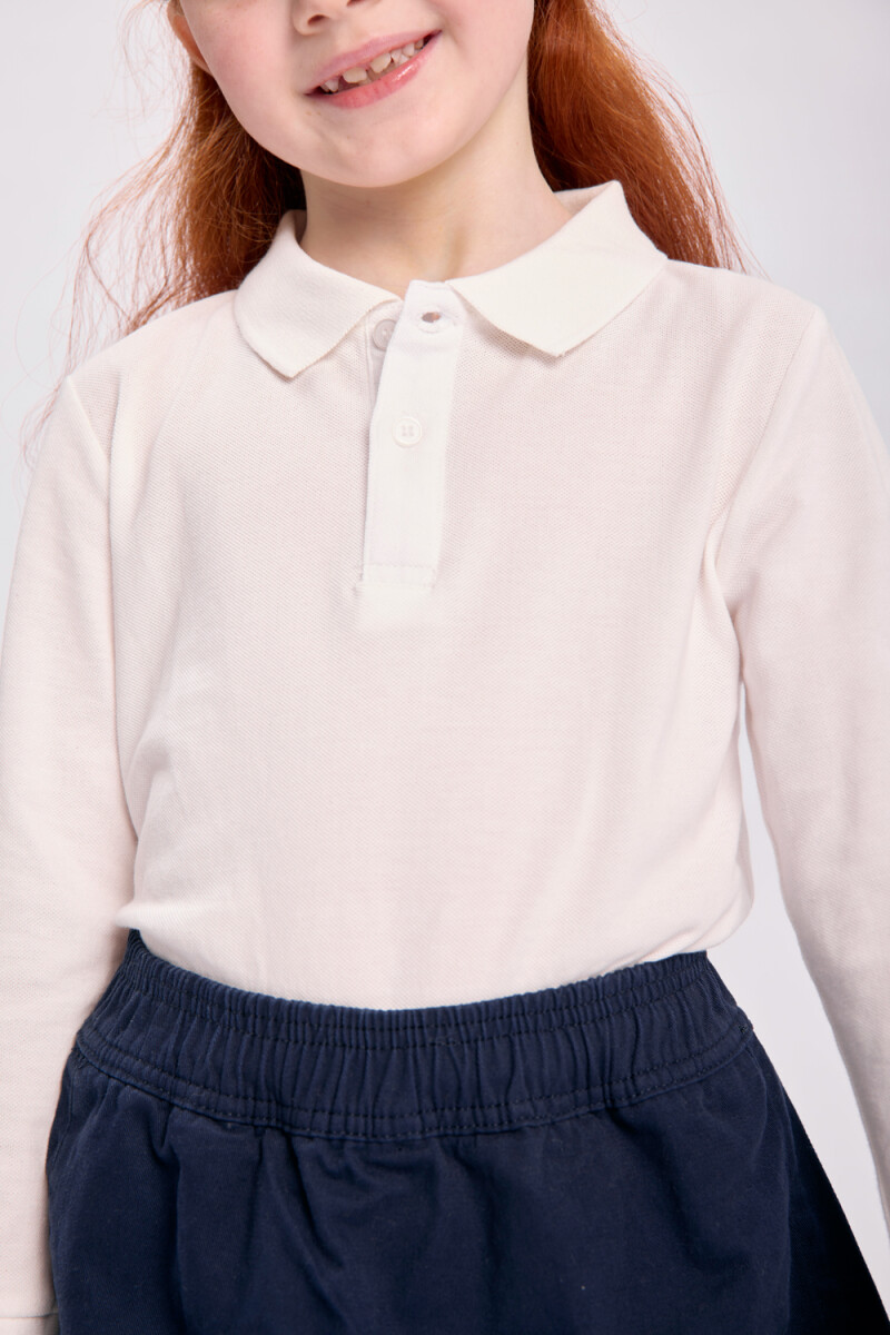 Remera polo Blanco