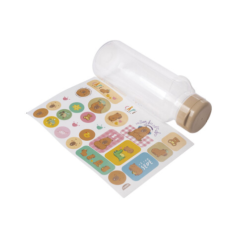 Botella Plástica Abre Fácil Carpincho 600 ml con Adhesivos U